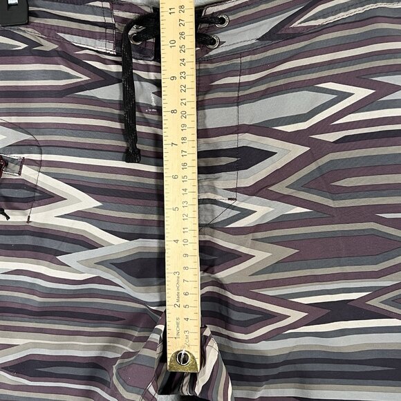 Patagonia Wavefarer Board Swim Shorts Graphite Navy Zip Pocket Men's Sz 30 - Picture 9 of 14